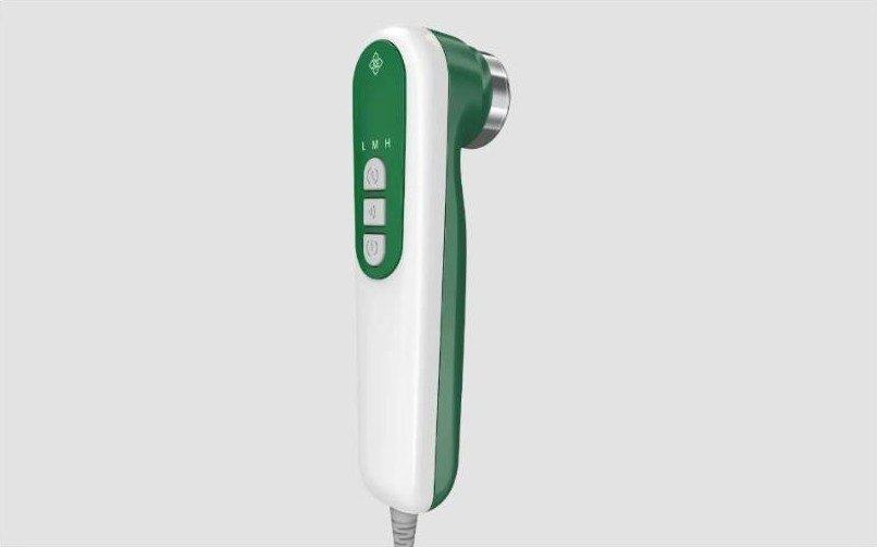 The SonoPulse ultrasound handle